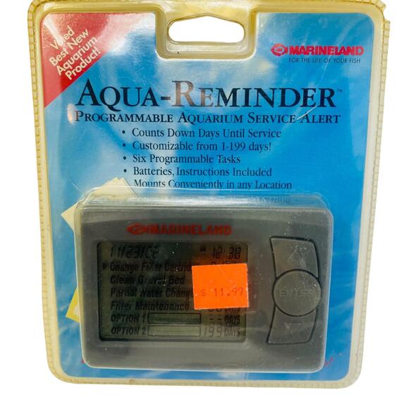 Aqua Reminder Marineland Programmable Aquarium Fish Tank Service Alert - Picture 2 of 4